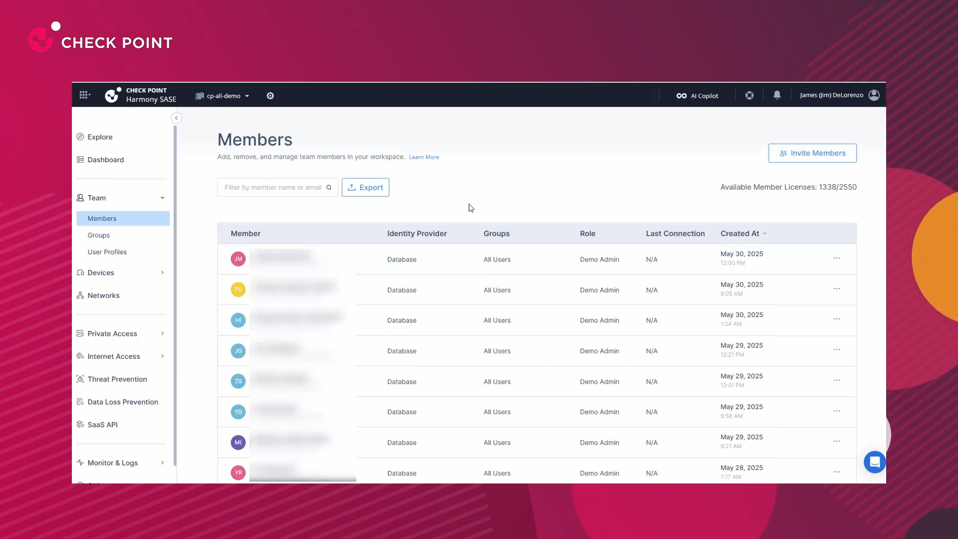 Managing Members and Devices 